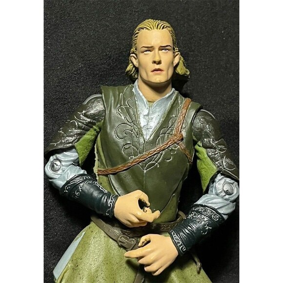 Lord of the Rings Legolas Rohan Armor Action Figure Toy Biz - Picture 7 of 7